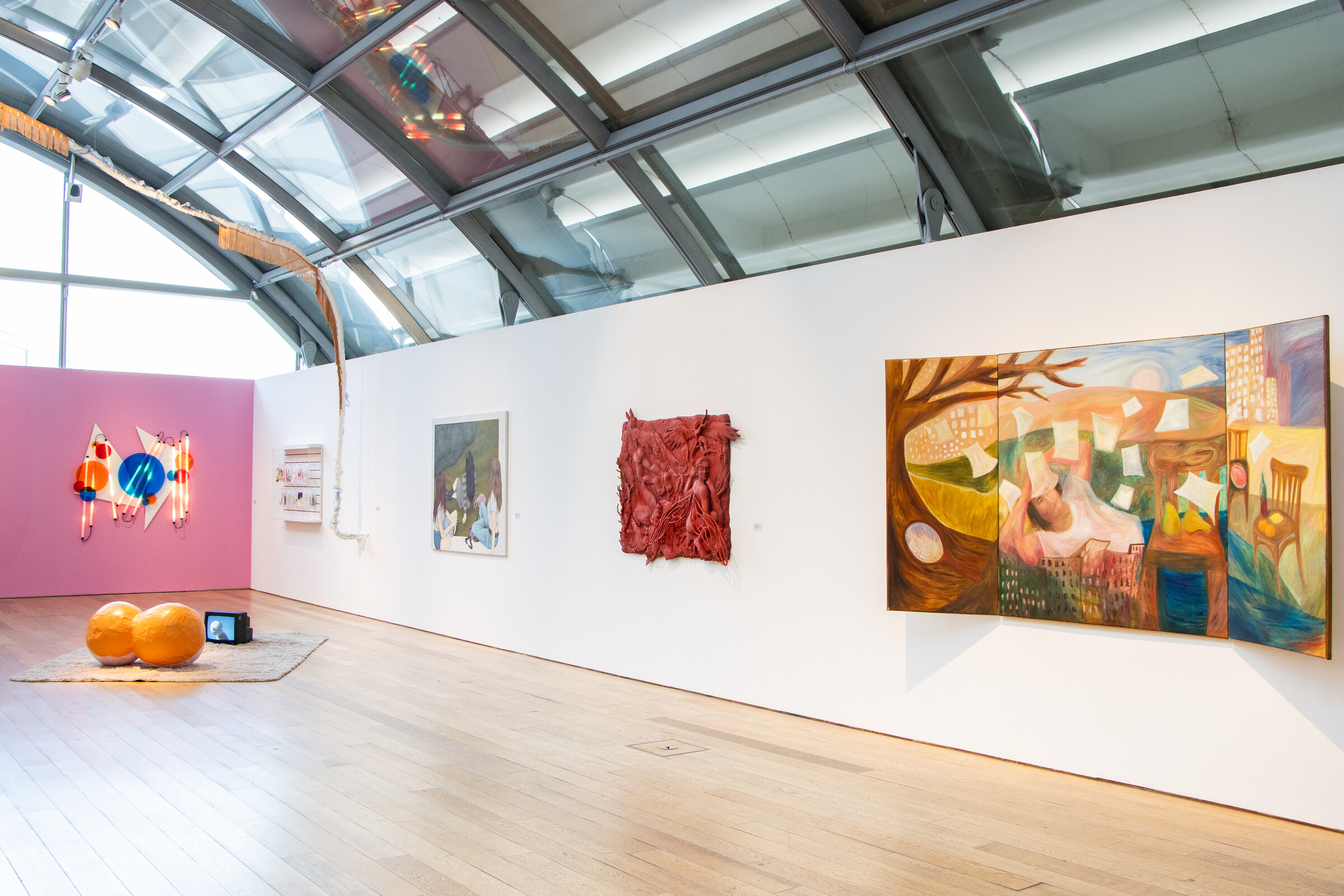 Vista de la exposición A Pekín en la Colección Amalita Fortabat