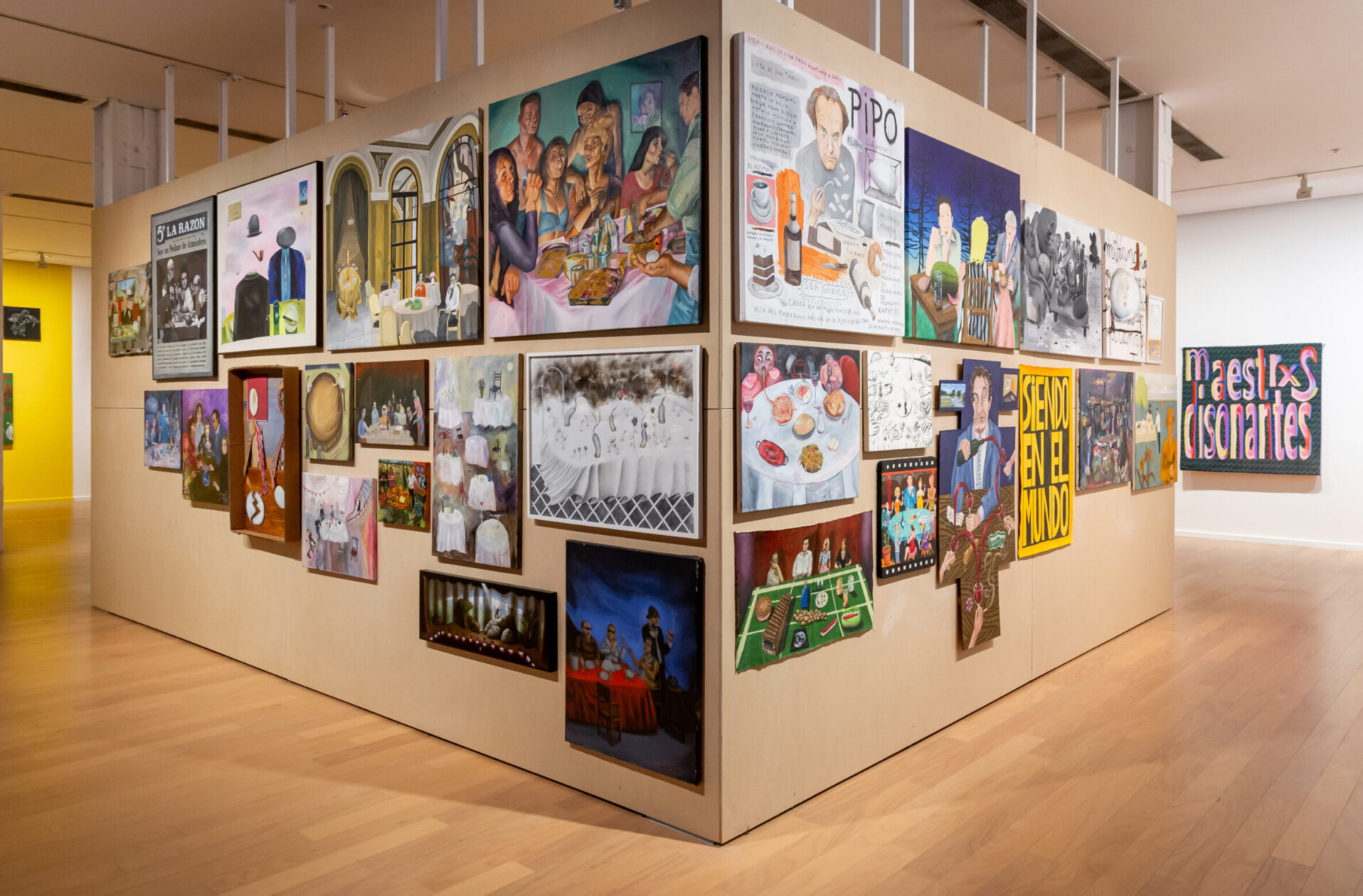 Vista de El aprendizaje infinito en el Museo Moderno Buenos Aires
